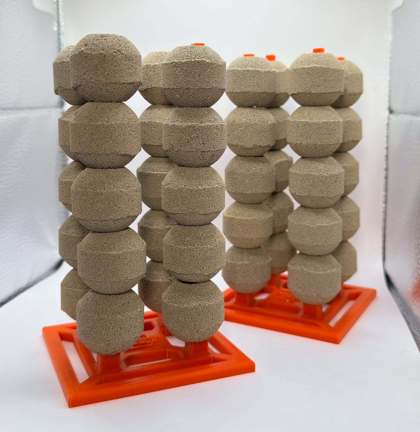 Bio Sphere Holder (Pair) Holds up to 1kg Bio Ball Filter Media