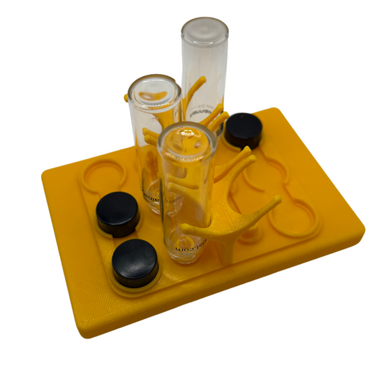 Cuvette drying rack